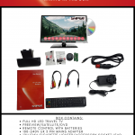 Sniper 22″ Travel TV (SN-2204-F), with Amazon Fire TV stick, 178° viewing angle, Bluetooth, DVD, Satellite & Freeview receiver. - Image 9